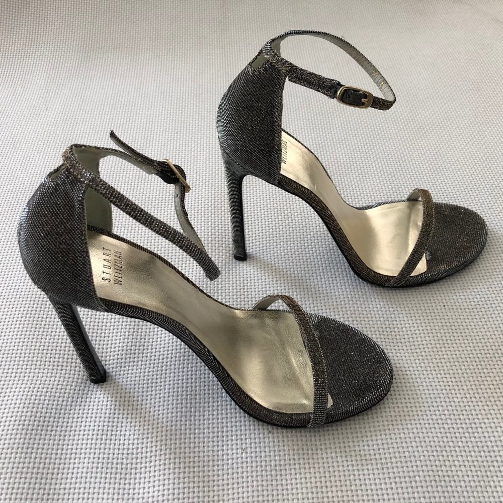 Stuart Weitzman Metallic Nudist Pumps